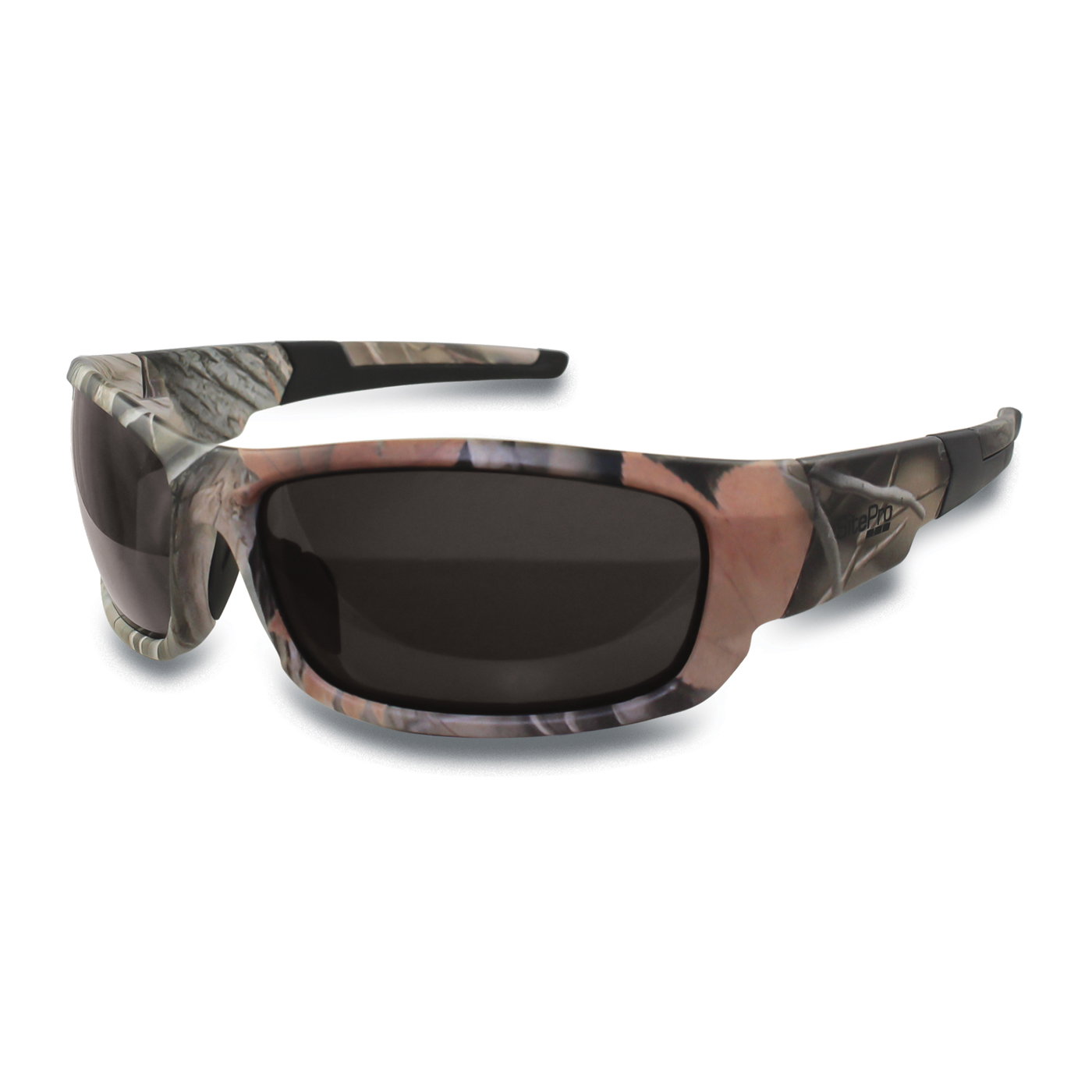 Comfort 3-Point Fit Camouflage Safety Eyewear with Smoke Lens Picture