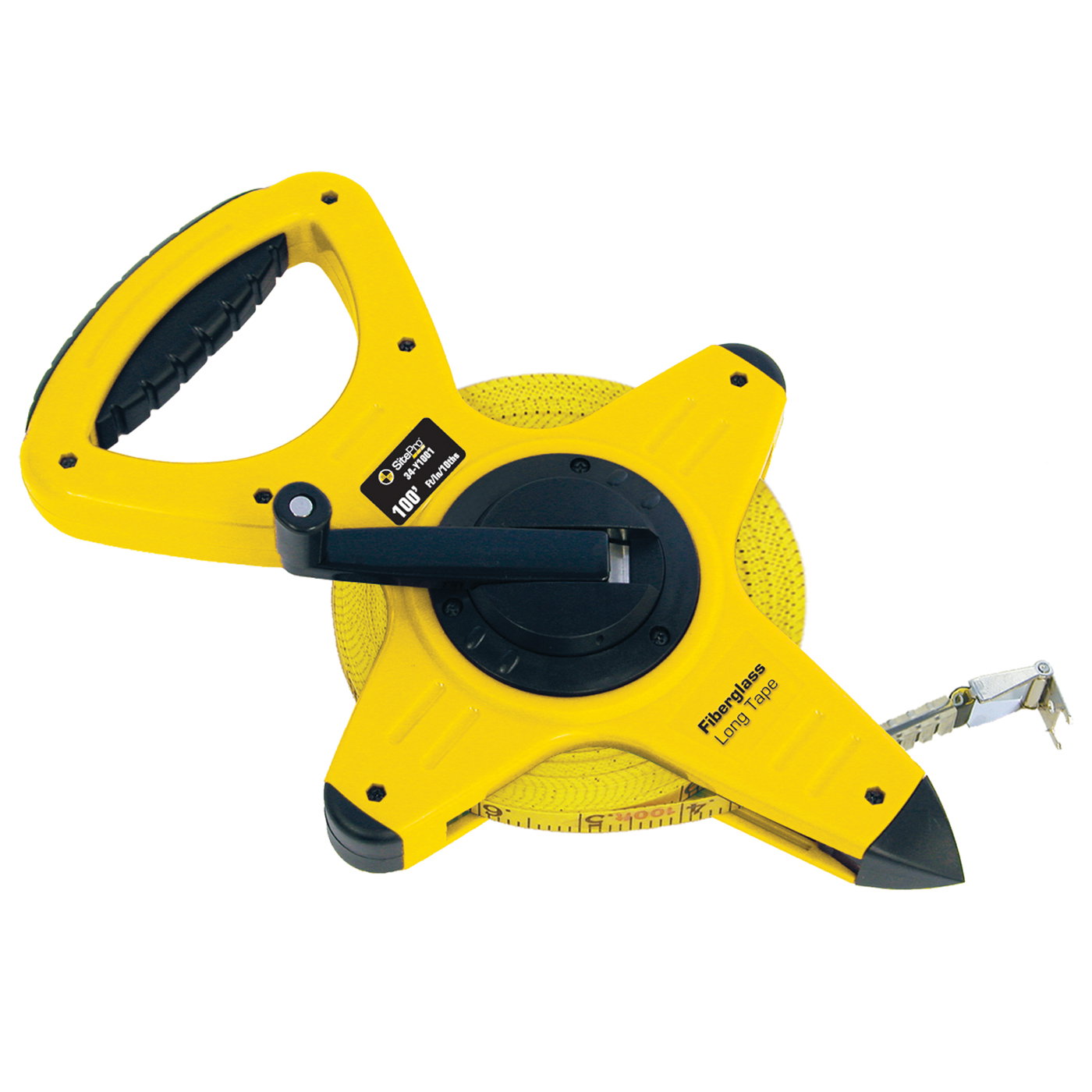 100 Ft Fiberglass Dual-Sided Tape with 10ths Grads Picture