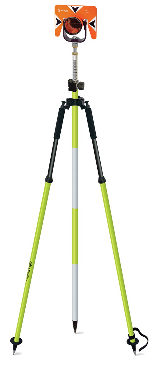 Surveyor Combo Kit with Prism, 8' Prism Pole, Bipod Picture